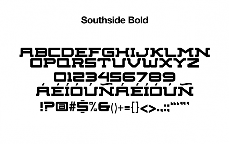 sports-font-southside-bold-glyphs