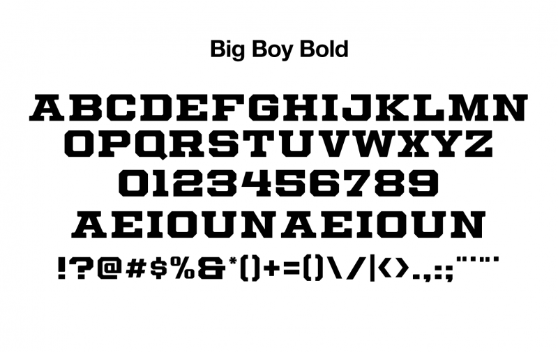 sports-font-bigboy-bold-glyphs